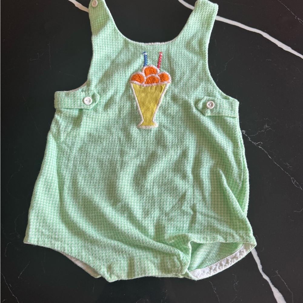 Carter's‎ Vintage Light Green Baby Outfit